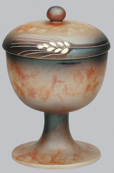 Ziborium - Keramik braun