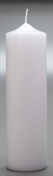 Spitzkopfkerze weiß 150 x 50 mm
